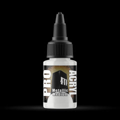 Metallic Medium - Premium Metallic Acrylic Miniatures Paint - Monument Hobbies - 22 mL Dropper Bottle - Gootzy Gaming