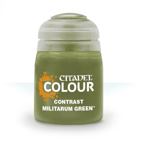 Militarum Green - Contrast Acrylic Miniatures Paint - Citadel Colour - 18 mL - Gootzy Gaming
