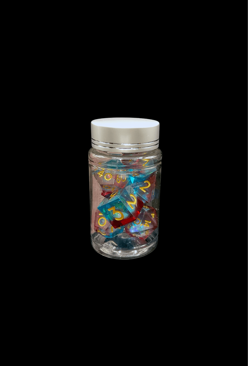 Mind Magic - Liquid Core 7 Dice Set - D&D Dice - Gootzy Gaming