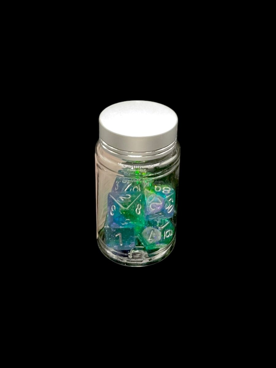 Morning Dew - Plastic Standard 7 Dice Set - D&D Dice - Gootzy Gaming