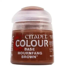 Mournfang Brown - Base Matte Acrylic Miniatures Paint - Citadel Colour - 12 mL - Gootzy Gaming