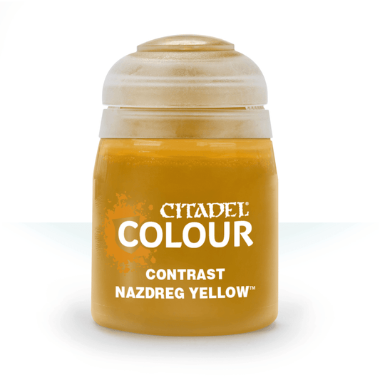 Nazdreg Yellow - Contrast Acrylic Miniatures Paint - Citadel Colour - 18 mL - Gootzy Gaming
