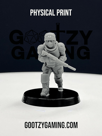 New Palisades: Assault Trooper 2 - Arsenal Official Miniature - Skull Forge Studios - Gootzy Gaming