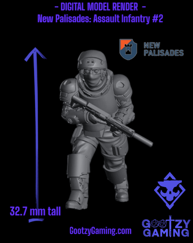 New Palisades: Fireteam 1 - 7 Miniature Bundle - Arsenal Official Miniature - Skull Forge Studios - Gootzy Gaming