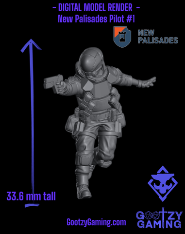 New Palisades: Fireteam 1 - 7 Miniature Bundle - Arsenal Official Miniature - Skull Forge Studios - Gootzy Gaming