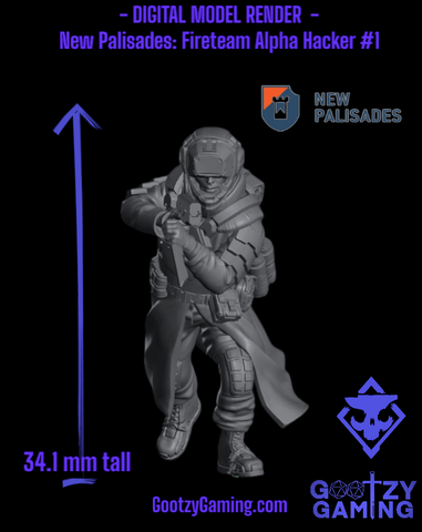 New Palisades: Fireteam Alpha - 7 Miniature Bundle - Arsenal Official Miniature - Skull Forge Studios - Gootzy Gaming