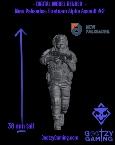 New Palisades: Fireteam Alpha - 7 Miniature Bundle - Arsenal Official Miniature - Skull Forge Studios - Gootzy Gaming