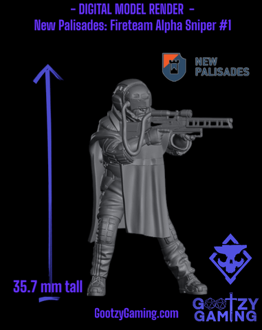 New Palisades: Fireteam Alpha - 7 Miniature Bundle - Arsenal Official Miniature - Skull Forge Studios - Gootzy Gaming