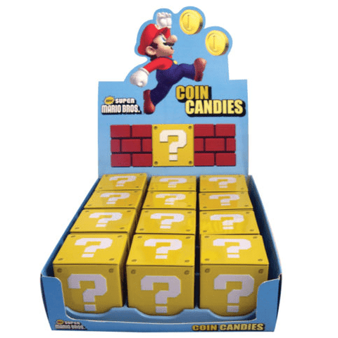 Nintendo Question Mark Coin Candies - Single Tin - Gootzy Gaming