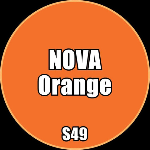 NOVA Orange - Premium Matte Acrylic Miniatures Paint - Monument Hobbies - 22 mL Dropper Bottle - Gootzy Gaming