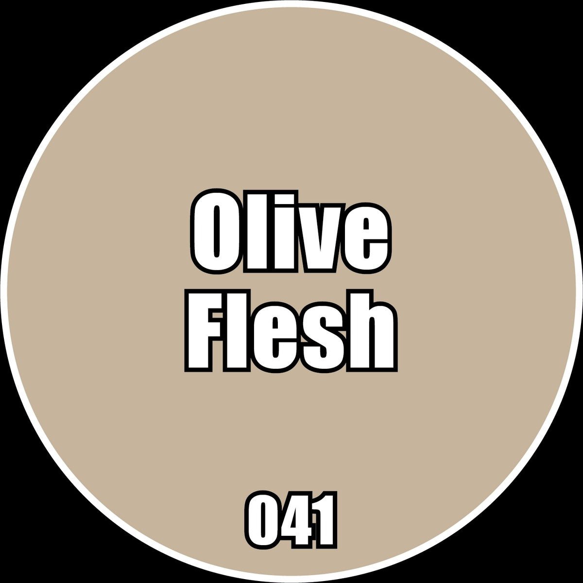 Olive Flesh - Premium Matte Acrylic Miniatures Paint - Monument Hobbies - 22 mL Dropper Bottle - Gootzy Gaming
