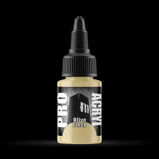 Olive Flesh - Premium Matte Acrylic Miniatures Paint - Monument Hobbies - 22 mL Dropper Bottle - Gootzy Gaming