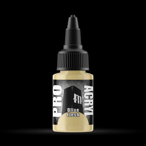 Olive Flesh - Premium Matte Acrylic Miniatures Paint - Monument Hobbies - 22 mL Dropper Bottle - Gootzy Gaming