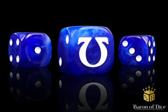 Omega Marine - Hand Crafted Resin 25 Square Corner Dice Set - Gootzy Gaming