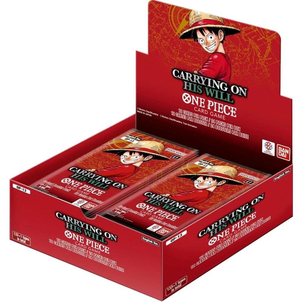 One Piece: Carrying on His Will (OP - 13) Booster Box (24 Packs) - Gootzy Gaming