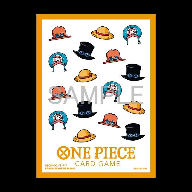 One Piece TCG Card Sleeve Pack Vol. 13 – Hat Pattern - Gootzy Gaming