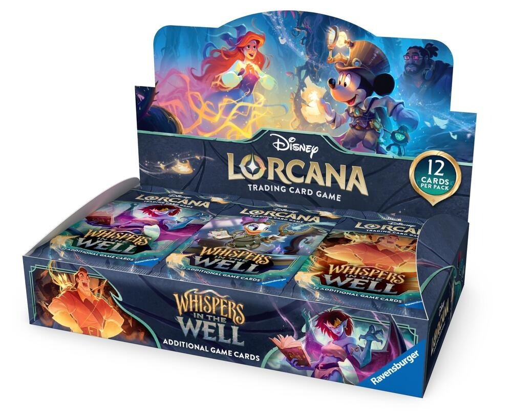 *** Online Orders Ship 11/14 *** Lorcana Whispers in the Well Booster Box - 24 Packs Sealed Box - Gootzy Gaming