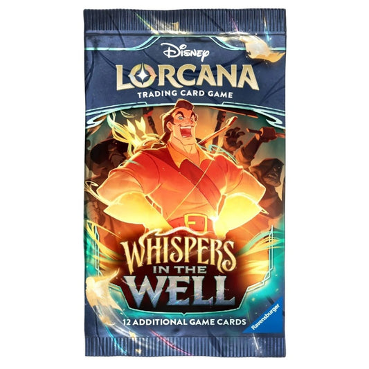*** Online Orders Ship 11/14 *** Lorcana Whispers in the Well Individual Pack - 12 Card Sealed Pack - Gootzy Gaming