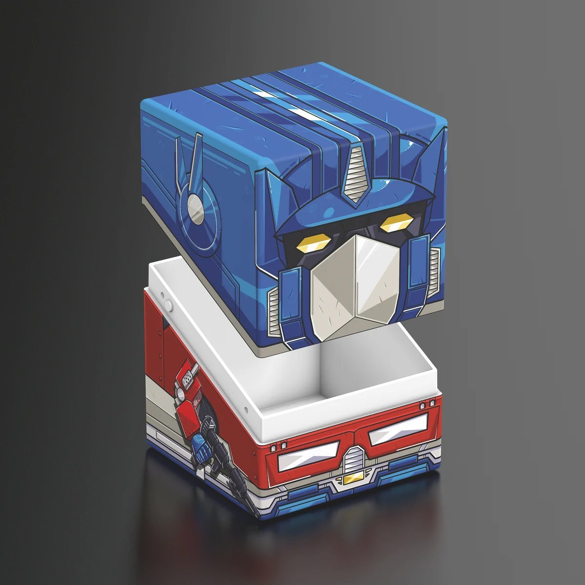 Optimus Prime - Transformers - Squaroes Boulder Deck Box - Gootzy Gaming