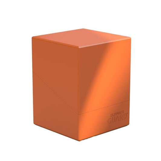 Orange - Boulder 100+ Solid Deck Box - Gootzy Gaming