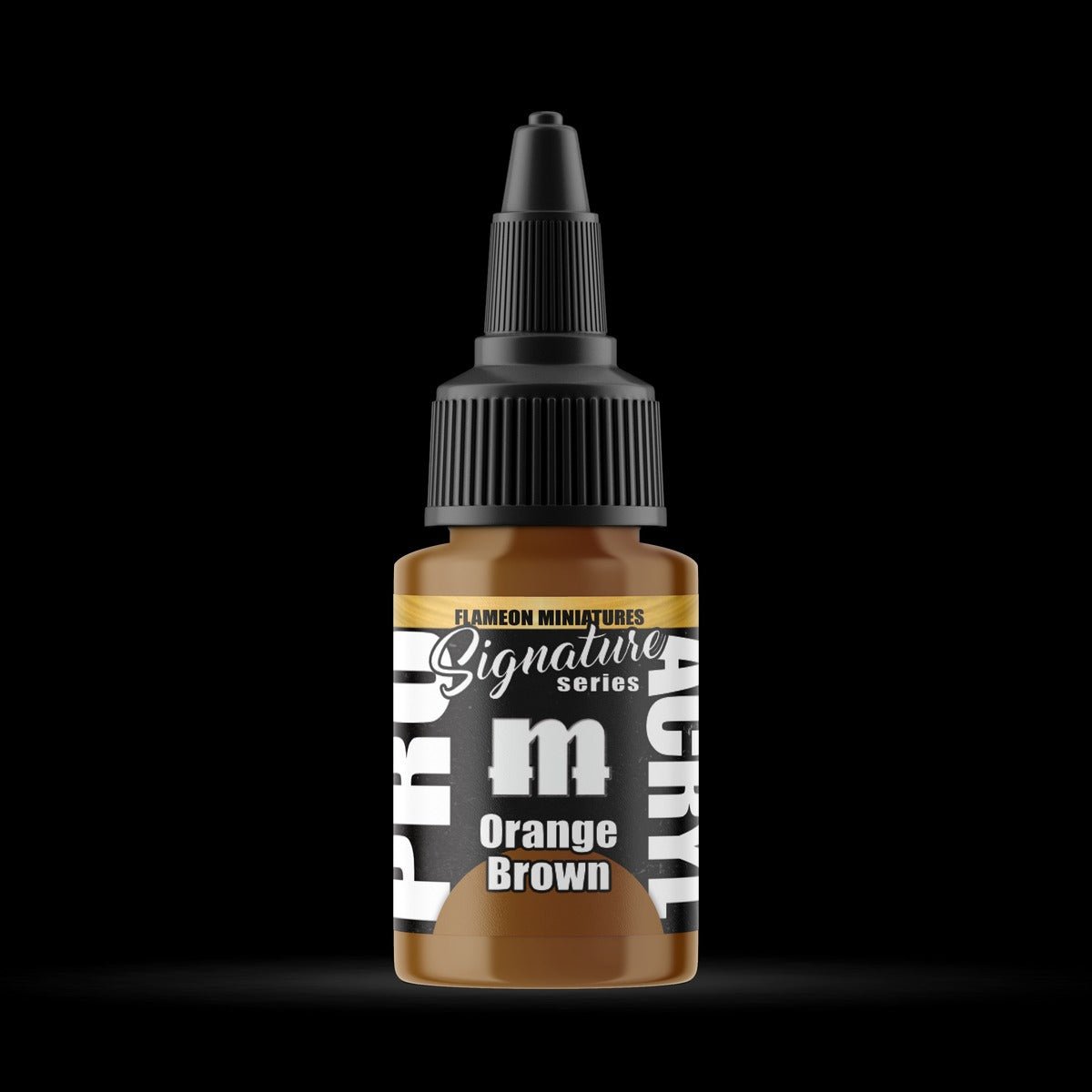 Orange Brown - Premium Matte Acrylic Miniatures Paint - Monument Hobbies - 22 mL Dropper Bottle - Gootzy Gaming