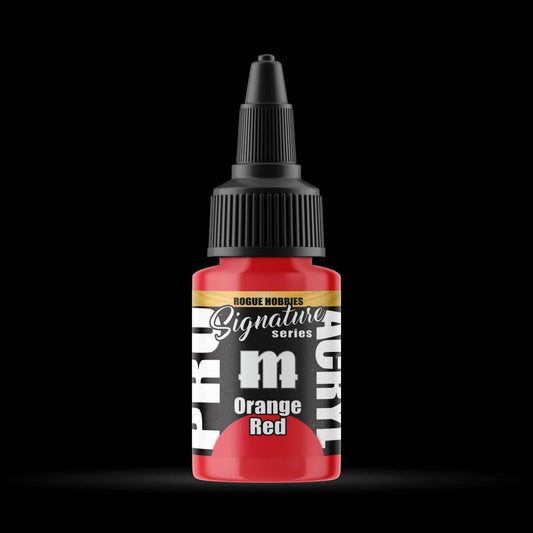 Orange Red - Premium Matte Acrylic Miniatures Paint - Monument Hobbies - 22 mL Dropper Bottle - Gootzy Gaming