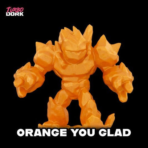 Orange You Glad - Orange Metallic Paint - TurboDork - 20 mL Dropper Bottle - Gootzy Gaming