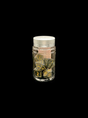Pantheon Dark - Plastic Standard 7 Dice Set - D&D Dice - Gootzy Gaming