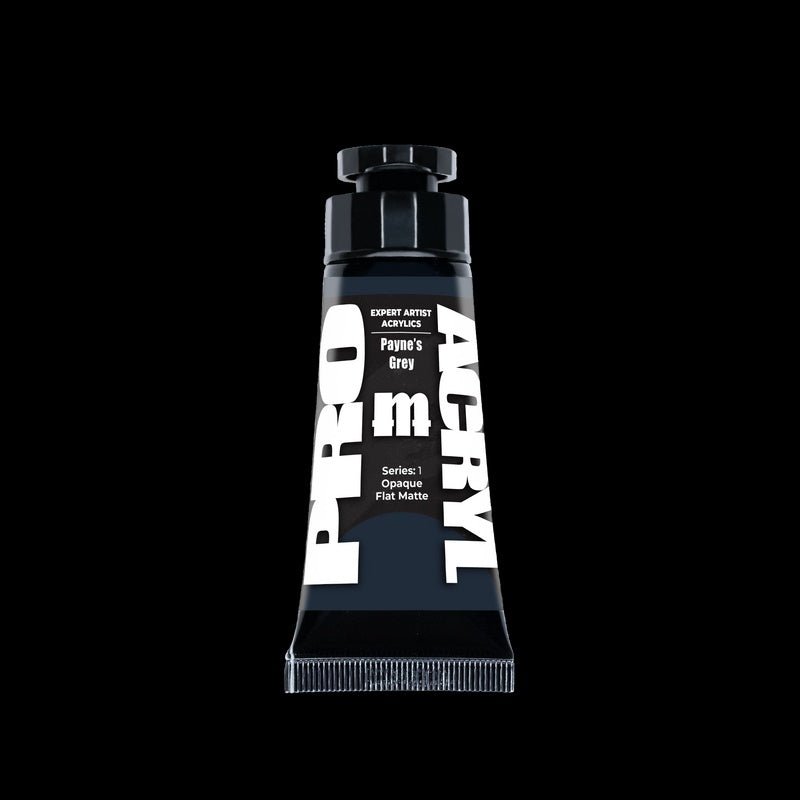Payne's Grey - Expert Artist Acrylic Miniatures Paint - Monument Hobbies - 30 mL Tube - Gootzy Gaming
