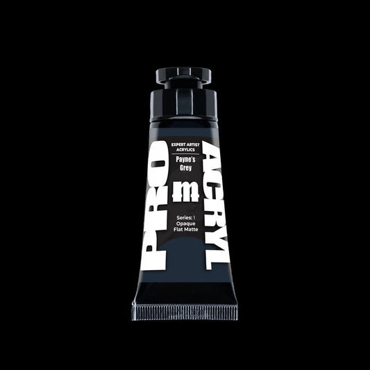 Payne's Grey - Expert Artist Acrylic Miniatures Paint - Monument Hobbies - 30 mL Tube - Gootzy Gaming