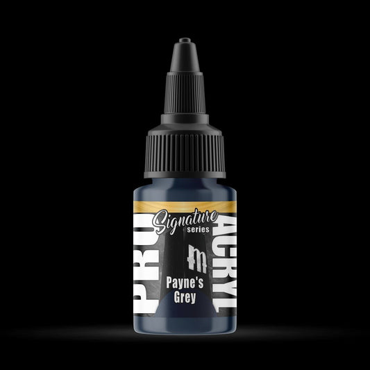 Payne's Grey - Premium Matte Acrylic Miniatures Paint - Monument Hobbies - 22 mL Dropper Bottle - Gootzy Gaming