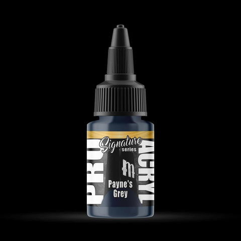 Payne's Grey - Premium Matte Acrylic Miniatures Paint - Monument Hobbies - 22 mL Dropper Bottle - Gootzy Gaming