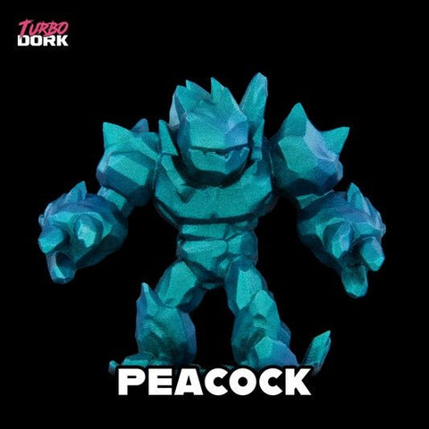 Peacock - Blue - Green Metallic Colorshift Paint - TurboDork - 22 mL Dropper Bottle - Gootzy Gaming