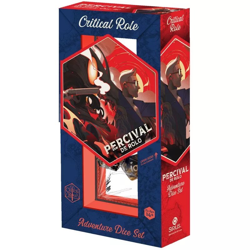 Percival de Rolo - Critical Role: Vox Machina - Adventure Dice Set - Gootzy Gaming