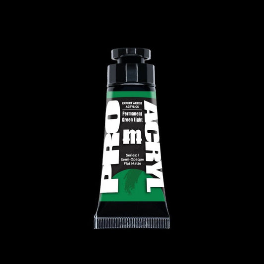 Permanent Green Light - Expert Artist Acrylic Miniatures Paint - Monument Hobbies - 30 mL Tube - Gootzy Gaming