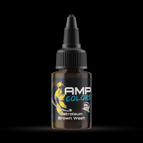 Petroleum Brown Wash - Diluted Acrylic Ink - Monument Hobbies - 22 mL Dropper Bottle - Gootzy Gaming
