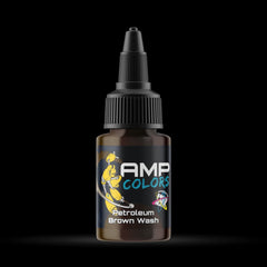 Petroleum Brown Wash - Diluted Acrylic Ink - Monument Hobbies - 22 mL Dropper Bottle - Gootzy Gaming
