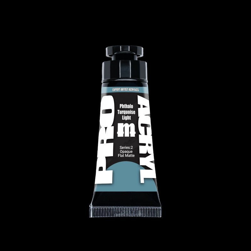 Phthalo Turquoise Light - Expert Artist Acrylic Miniatures Paint - Monument Hobbies - 30 mL Tube - Gootzy Gaming