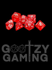 Pink Sparkle - Plastic Standard 7 Dice Set - D&D Dice - Gootzy Gaming