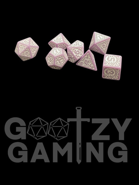 Pixie Calm - Plastic Standard 7 Dice Set - D&D Dice - Gootzy Gaming