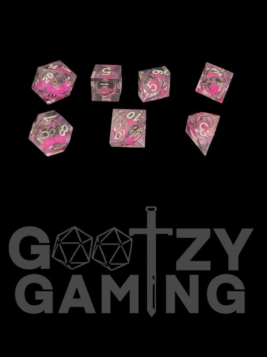 Pixie Magic - Liquid Core 7 Dice Set - D&D Dice - Gootzy Gaming