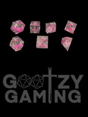 Pixie Magic - Liquid Core 7 Dice Set - D&D Dice - Gootzy Gaming
