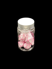 Pixie Rose - Plastic Standard 7 Dice Set - D&D Dice - Gootzy Gaming
