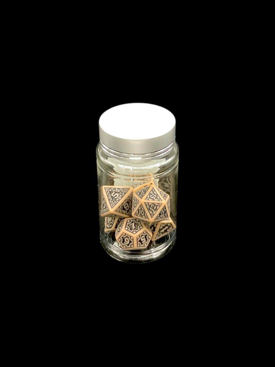 Pixie Sand - Plastic Standard 7 Dice Set - D&D Dice - Gootzy Gaming