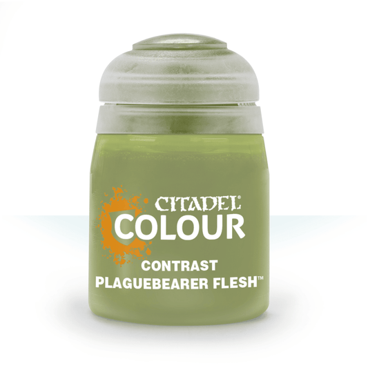 Plaguebearer Flesh - Contrast Acrylic Miniatures Paint - Citadel Colour - 18 mL - Gootzy Gaming