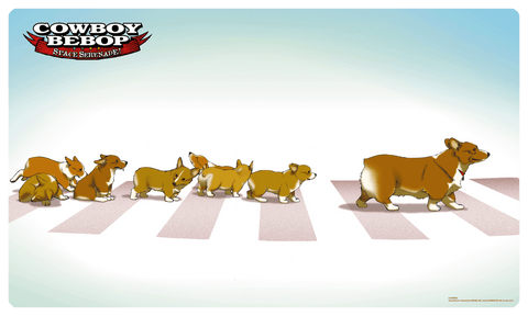 Playmat: Cowboy Bebop - Ein and Family (Not in Original Packaging) - Gootzy Gaming