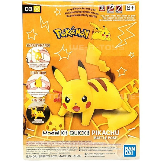 Pokemon Model Kit: Quick!! Pikachu (Battle Pose) - Gootzy Gaming