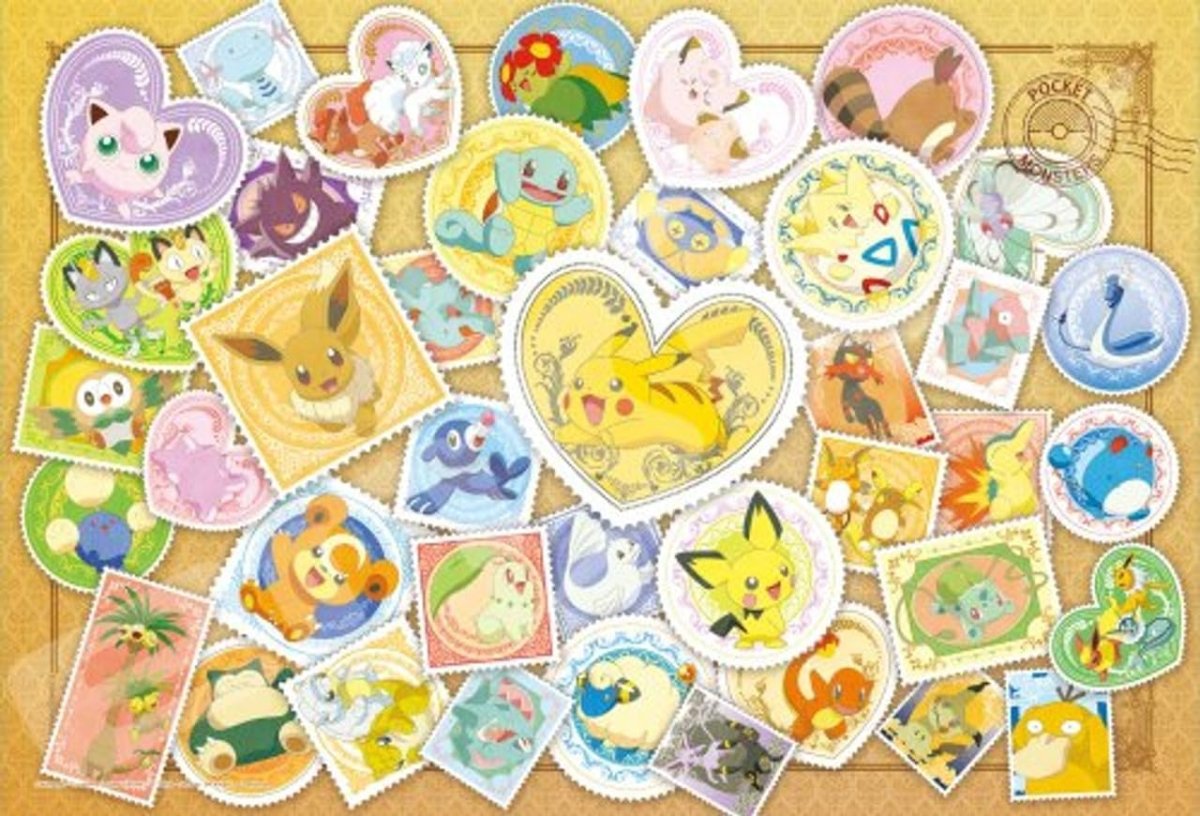 Pokemon: Postage Stamps 108 Piece Puzzle - Gootzy Gaming