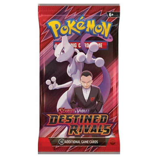 Pokemon SV: Destined Rivals Individual Pack - 10 Card Sealed Pack - In Store Only - Gootzy Gaming