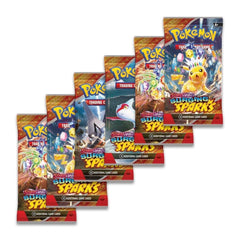Pokemon SV: Surging Sparks Booster Bundle - 6 Booster Packs - Gootzy Gaming